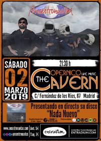 Cartel Concierto Ancestronautas Copernico Cavern